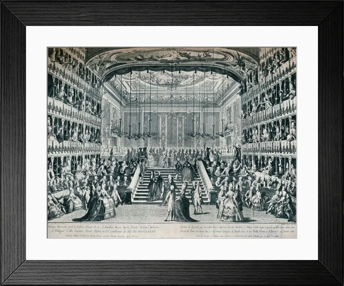 Framed Print : Reception of the Grand Duke and Duchess of Russia at the Theatre of San Bendetto, 1902 Framed Print : Reception of the Grand Duke and Duchess of Russia at the Theatre of San Bendetto, 1902