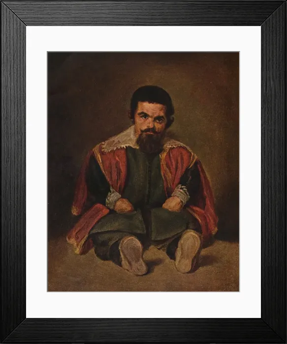 Framed Print : Portrait of Sebastian de Morra, c1645, (1902). Artist: Diego Velasquez Framed Print : Portrait of Sebastian de Morra, c1645, (1902). Artist: Diego Velasquez