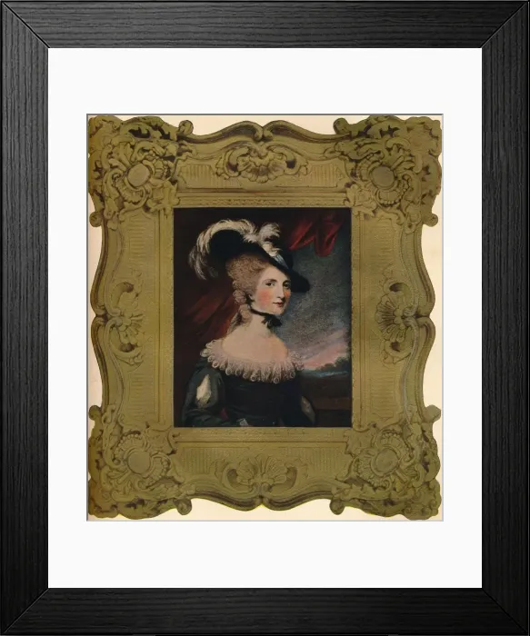 Framed Print : Perdita. (Mrs. Mary Robinson), c19th century, (1902). Artist: Charles Bestland Framed Print : Perdita. (Mrs. Mary Robinson), c19th century, (1902). Artist: Charles Bestland