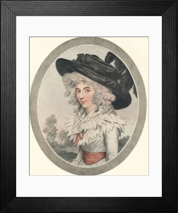 Framed Print : Lady Duncannon, c1788, (1902). Artist: Francesco Bartolozzi Framed Print : Lady Duncannon, c1788, (1902). Artist: Francesco Bartolozzi