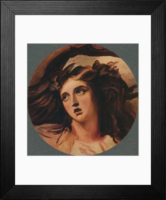 Framed Print : Emma Hart (Lady Hamilton), 18th century, (1902). Artist: George Romney Framed Print : Emma Hart (Lady Hamilton), 18th century, (1902). Artist: George Romney