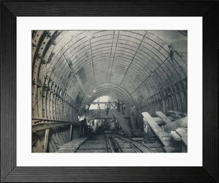 Framed Print : Modern Emulation of Piranesi: No. 3 escalator tunnel at Piccadilly Circus Station, 1929 Framed Print : Modern Emulation of Piranesi: No. 3 escalator tunnel at Piccadilly Circus Station, 1929