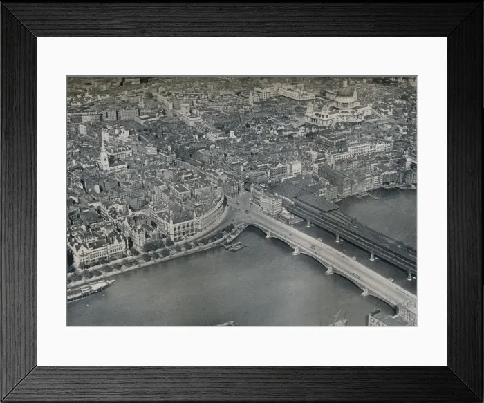 Framed Print : The City of London, 1929 Framed Print : The City of London, 1929
