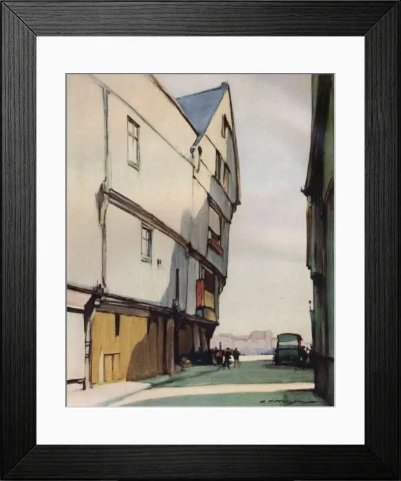 Framed Print : Old Building, c1933. Artist: Harry Tittensor Framed Print : Old Building, c1933. Artist: Harry Tittensor