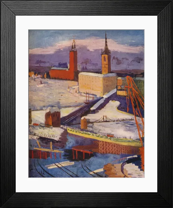 Framed Print : Stockholm, c1933 (1935). Artist: Isaac Grunewald Framed Print : Stockholm, c1933 (1935). Artist: Isaac Grunewald