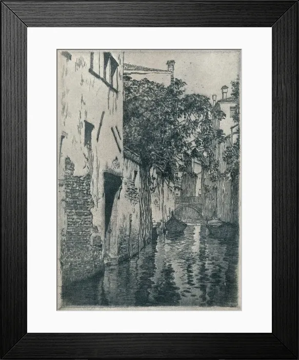 Framed Print : San Agostino Canal, Venice, c1905 (1914-1915). Artist: Clarence Gagnon Framed Print : San Agostino Canal, Venice, c1905 (1914-1915). Artist: Clarence Gagnon