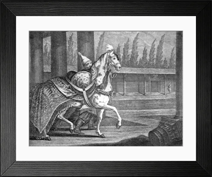 Framed Print : Turkish Sultans Arabian horse, 1722 (1938) Framed Print : Turkish Sultans Arabian horse, 1722 (1938)