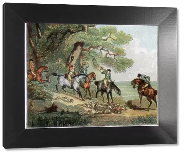 The kill, fox hunting, 1787 (1890)
