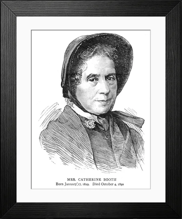 Framed Print : Catherine Booth, wife of William Booth, British founder of the Salvation Army, 1890 Framed Print : Catherine Booth, wife of William Booth, British founder of the Salvation Army, 1890