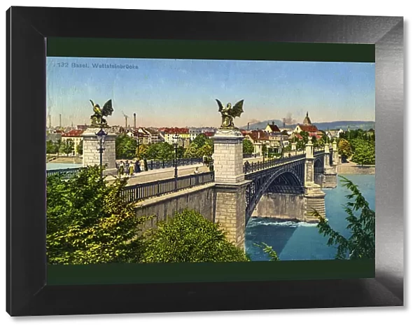 Wettstein Bridge, Basel, Switzerland, c1936