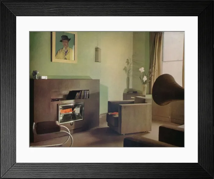 Framed Print : Mrs Betty Frasers flat at 28a, Upper Gloucester Place, London, 1932 Framed Print : Mrs Betty Frasers flat at 28a, Upper Gloucester Place, London, 1932