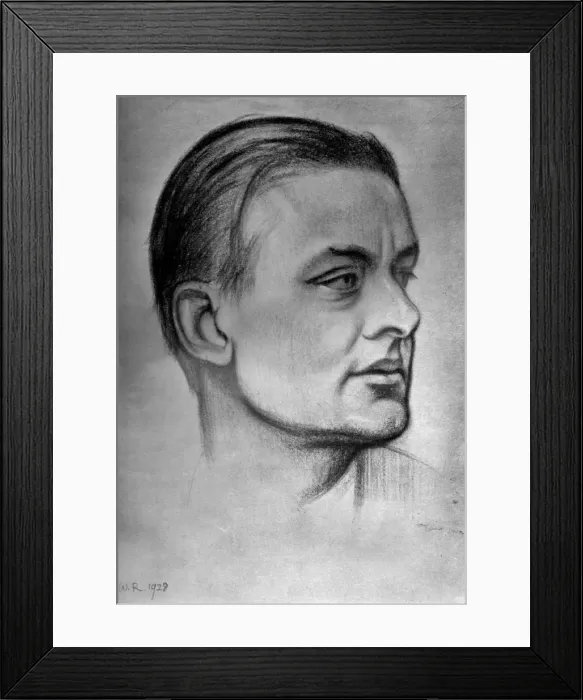 Framed Print : TS Eliot, American born British poet dramatist and critic, 1933. Artist: William Rothenstein Framed Print : TS Eliot, American born British poet dramatist and critic, 1933. Artist: William Rothenstein
