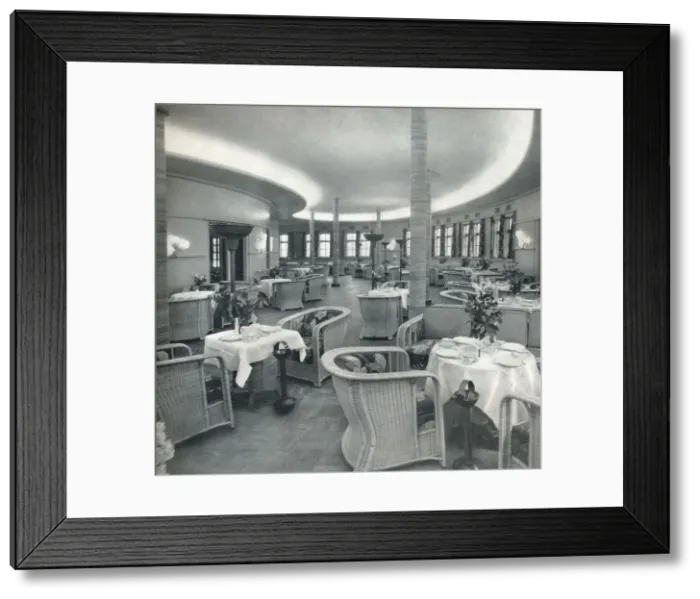 Framed Print : The Tea Lounge of the Conte Di Savoia, 1933 Framed Print : The Tea Lounge of the Conte Di Savoia, 1933