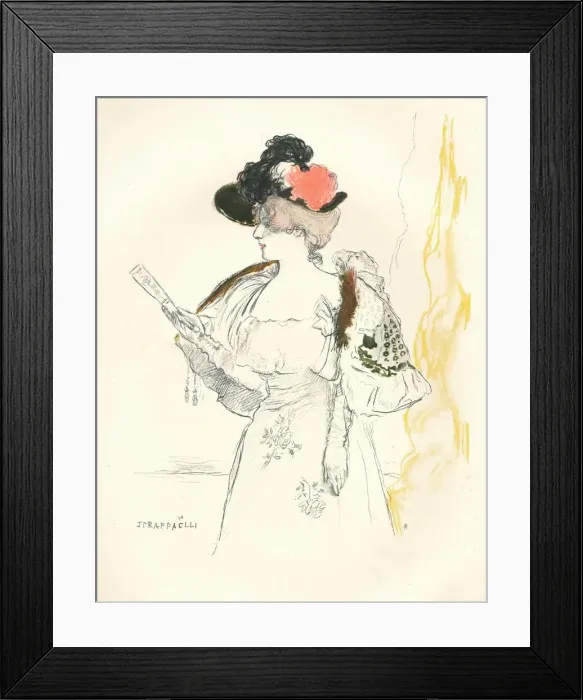 Framed Print : From a Sketch in Lead Pencil and Water-Colour, 1901. Artist: Jean Francois Raffaelli Framed Print : From a Sketch in Lead Pencil and Water-Colour, 1901. Artist: Jean Francois Raffaelli