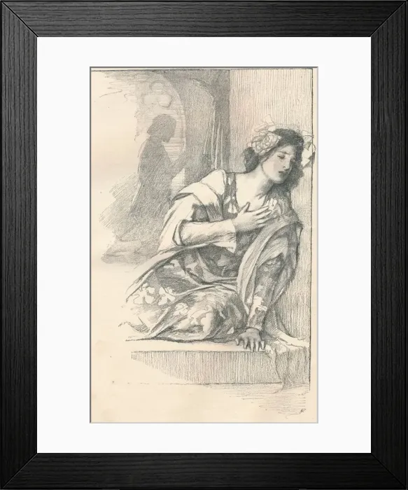 Framed Print : Portion of illustration for Mrs Blashfields Parlour Plays, c1901. Artist: Edwin Howland Blashfield Framed Print : Portion of illustration for Mrs Blashfields Parlour Plays, c1901. Artist: Edwin Howland Blashfield