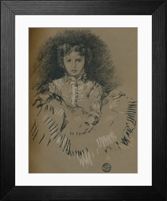 Framed Print : Baby Leyland, 1895 (1903-1904). Artist: James Abbott McNeill Whistler Framed Print : Baby Leyland, 1895 (1903-1904). Artist: James Abbott McNeill Whistler