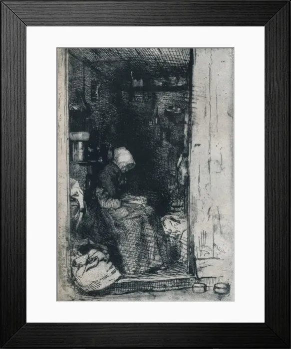 Framed Print : La Vieille aux Loques, 1858 (1903-1904). Artist: James Abbott McNeill Whistler Framed Print : La Vieille aux Loques, 1858 (1903-1904). Artist: James Abbott McNeill Whistler