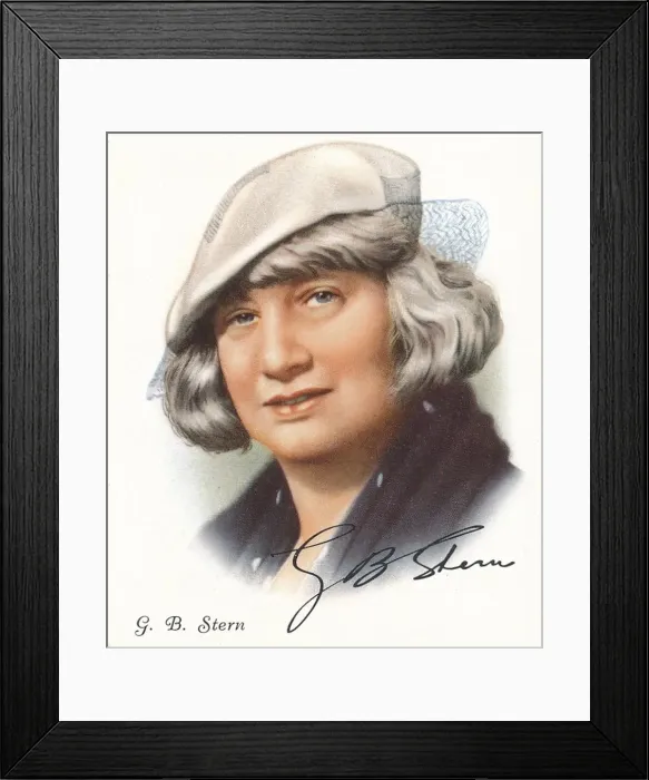 Framed Print : GB Stern, 1937 Framed Print : GB Stern, 1937