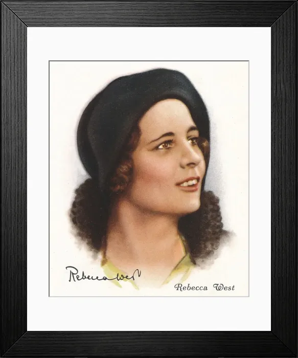 Framed Print : Rebbecca West, 1937. Artist: Cicely Isabel Fairfield Framed Print : Rebbecca West, 1937. Artist: Cicely Isabel Fairfield