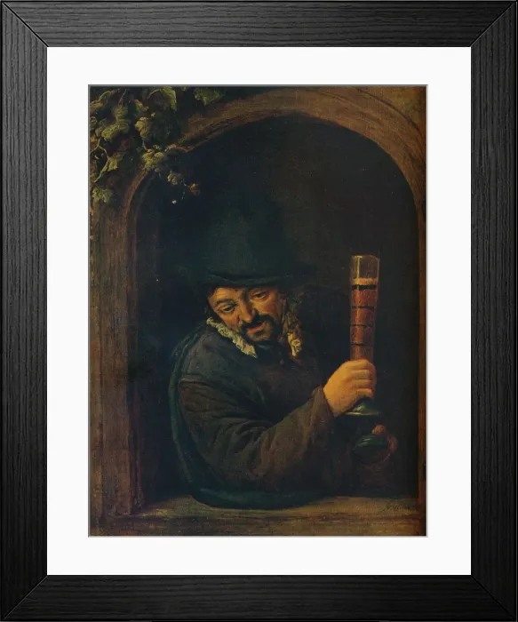 Framed Print : Peasant at a Window, c1658. Artist: Adriaen van Ostade Framed Print : Peasant at a Window, c1658. Artist: Adriaen van Ostade
