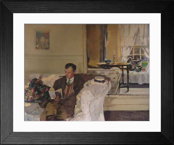 Framed Print : Portrait of Algernon Talmage, c1900 (1914-1915). Artist: Hilda Fearon Framed Print : Portrait of Algernon Talmage, c1900 (1914-1915). Artist: Hilda Fearon