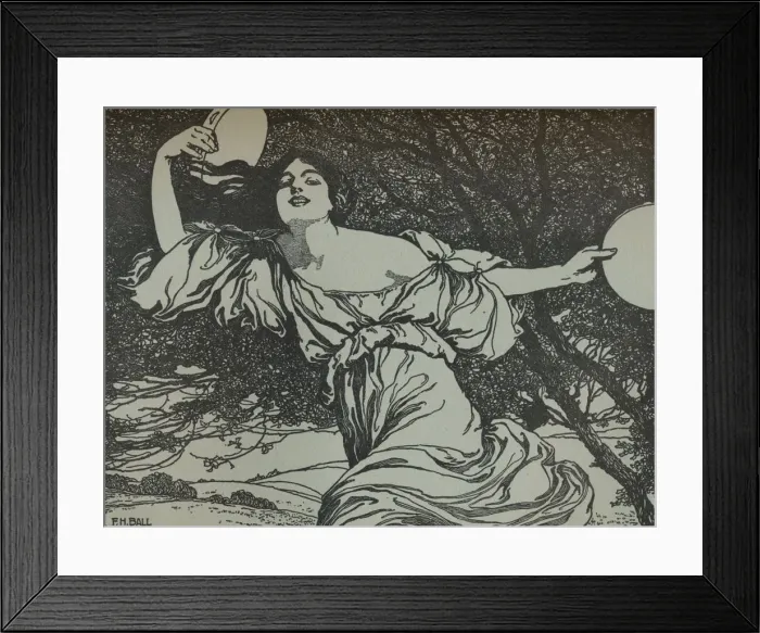 Framed Print : Bacchante, c20th century (1914-1915). Artist: Fred Hammersley Ball Framed Print : Bacchante, c20th century (1914-1915). Artist: Fred Hammersley Ball