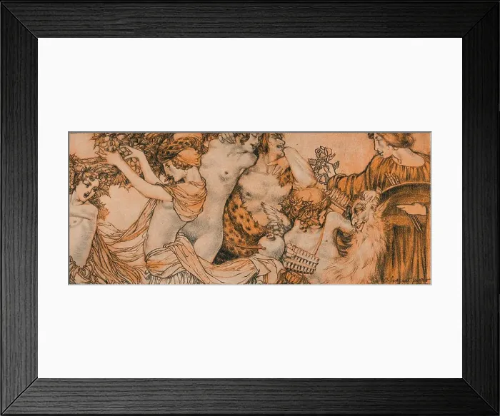 Framed Print : An illustration from the Rubaiyat of Omar Khayyam, c20th century (1914-1915). Artist: Charles Sargeant Jagger Framed Print : An illustration from the Rubaiyat of Omar Khayyam, c20th century (1914-1915). Artist: Charles Sargeant Jagger