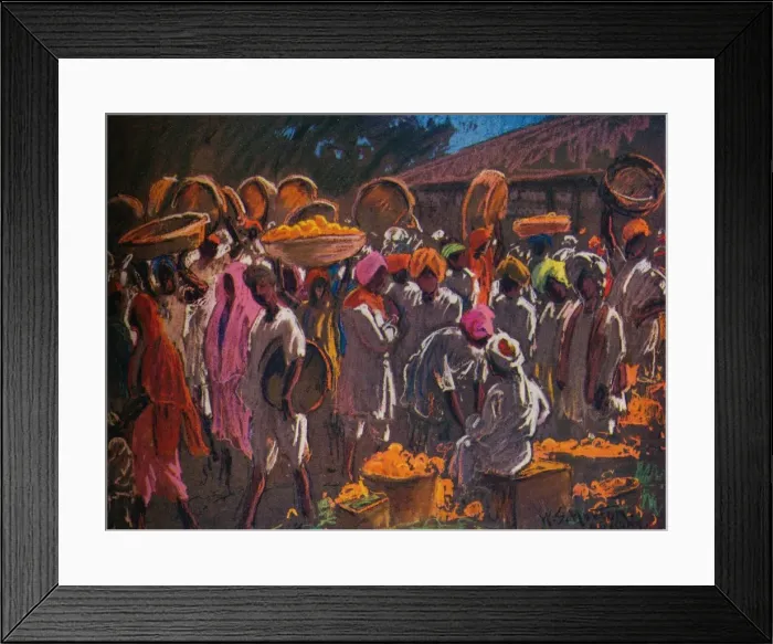 Framed Print : Orange Market, Bombay, c1910 (1935). Artist: William Samuel Horton Framed Print : Orange Market, Bombay, c1910 (1935). Artist: William Samuel Horton