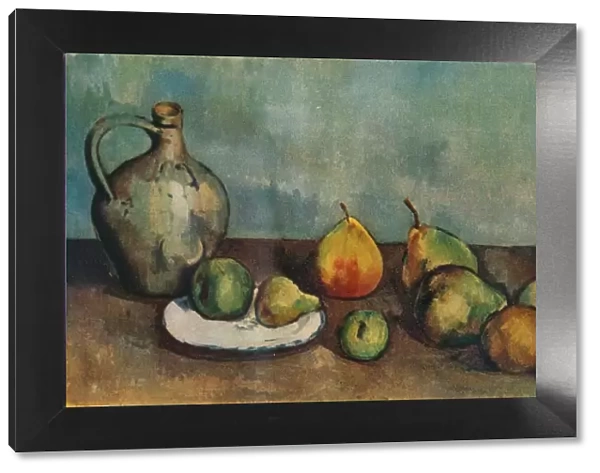 Still life, pitcher and fruit, 1894. Artist: Paul Cezanne