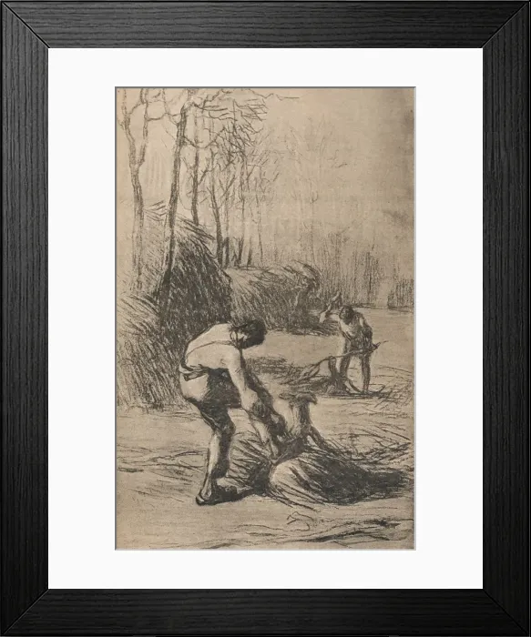 Framed Print : The Woodcutters, c1853. Artist: Jean Francois Millet Framed Print : The Woodcutters, c1853. Artist: Jean Francois Millet