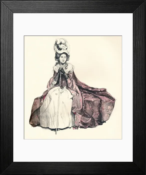 Framed Print : The Morning Call, c1900 (1902). Artist: Joseph Walter West Framed Print : The Morning Call, c1900 (1902). Artist: Joseph Walter West