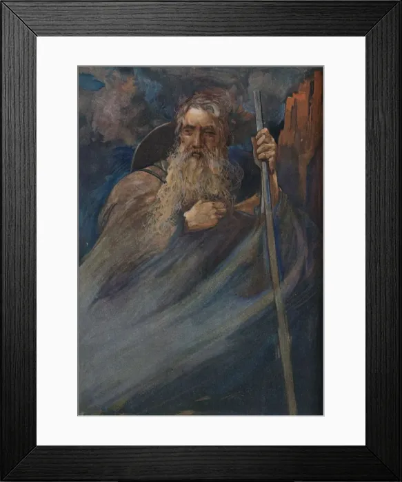 Framed Print : The Wanderer, c1900 (1902). Artist: Charles Robinson Framed Print : The Wanderer, c1900 (1902). Artist: Charles Robinson
