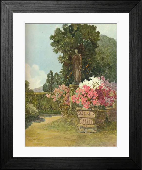Framed Print : In The Colonna Gardens, c1900 (1902). Artist: Rosa Wallis