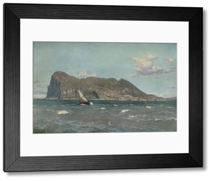 Framed Print : Gibraltar, c1903-1904. Artist: Laurits Bernhard Holst Framed Print : Gibraltar, c1903-1904. Artist: Laurits Bernhard Holst