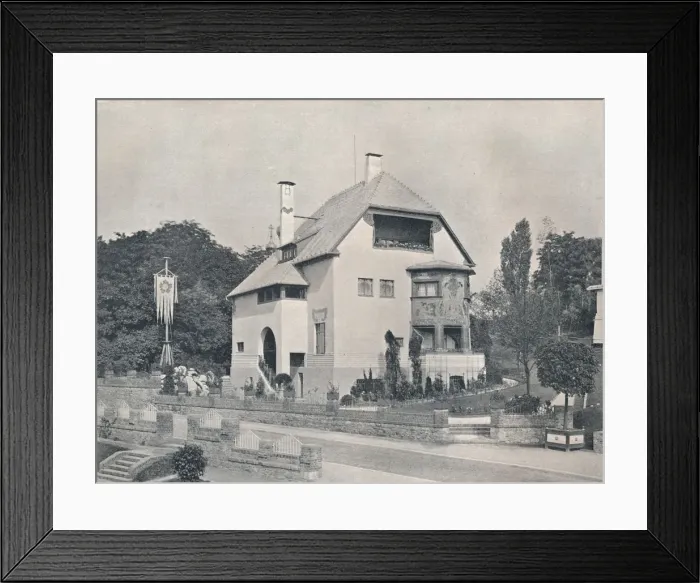 Framed Print : A house designed by Hans Christiansen, c1901 (1901-1902) Framed Print : A house designed by Hans Christiansen, c1901 (1901-1902)