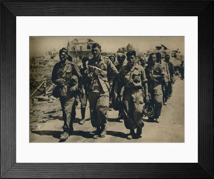 Framed Print : British Paratroops Seized this Bridge, 1943-44 Framed Print : British Paratroops Seized this Bridge, 1943-44