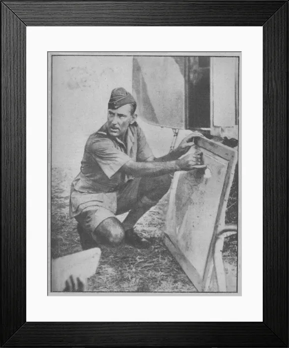 Framed Print : He Knocked out the Luftwaffe in the Mediterranean, 1943-44 Framed Print : He Knocked out the Luftwaffe in the Mediterranean, 1943-44