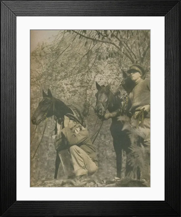 Framed Print : Happy with Mounts Again, 1943-44 Framed Print : Happy with Mounts Again, 1943-44