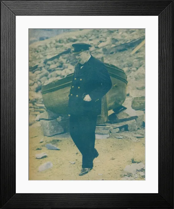 Framed Print : On his way to North Africa for the historic Three-Power Conference at Cairo (Nov. 22-26, 1943) Framed Print : On his way to North Africa for the historic Three-Power Conference at Cairo (Nov. 22-26, 1943)