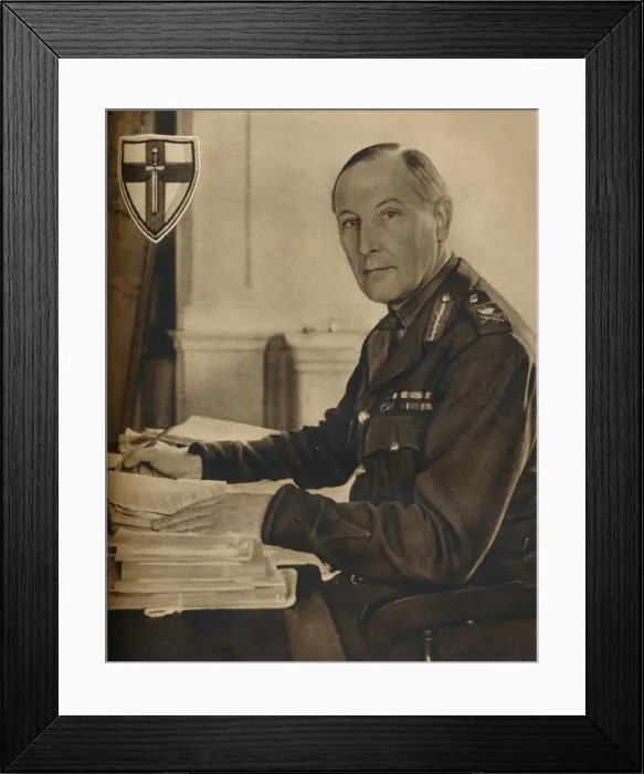 Framed Print : Leader of Britains Crusaders, 1942 Framed Print : Leader of Britains Crusaders, 1942