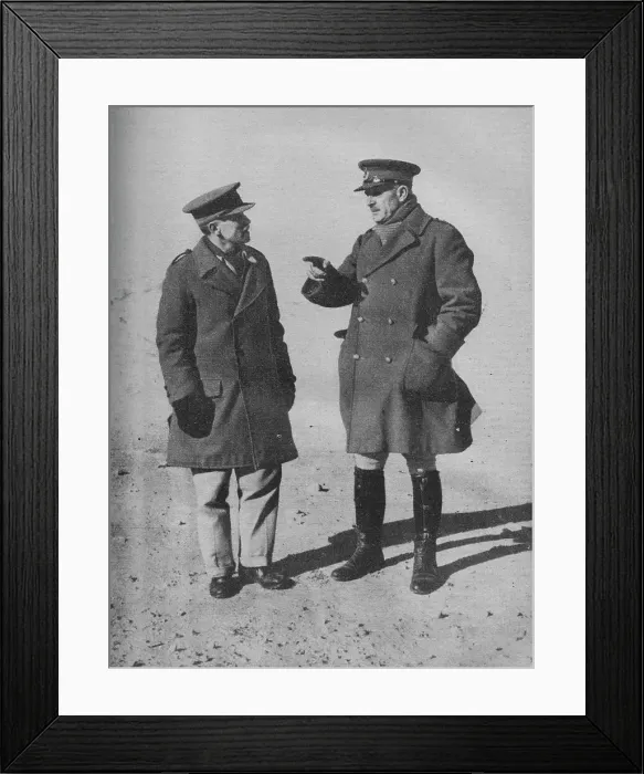 Framed Print : Victors of the Western Desert in Conference, 1941 Framed Print : Victors of the Western Desert in Conference, 1941