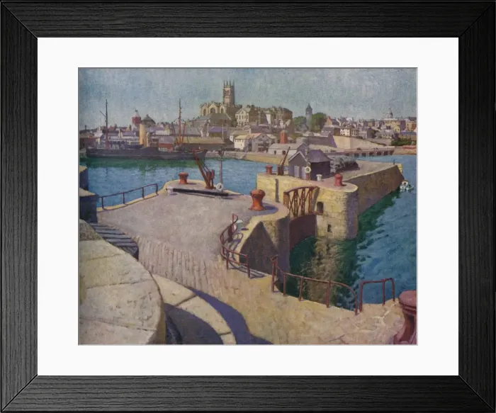 Framed Print : Penzance, c20th century. Artist: Ernest Procter Framed Print : Penzance, c20th century. Artist: Ernest Procter