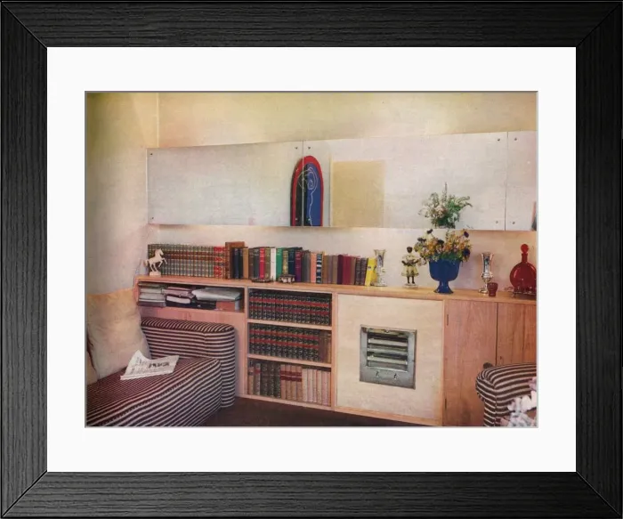 Framed Print : A Space-Saving Flat, 1935 Framed Print : A Space-Saving Flat, 1935