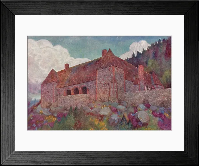 Framed Print : A House in Poland: View from the South-East, c20th century. Artist: Mackay Hugh Baillie Scott Framed Print : A House in Poland: View from the South-East, c20th century. Artist: Mackay Hugh Baillie Scott