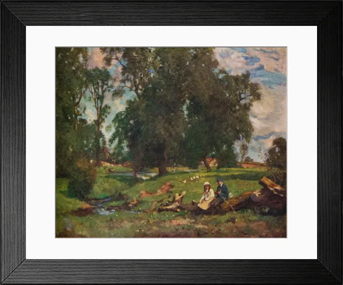 Framed Print : The Meadow, c20th century. Artist: James Whitelaw Hamilton Framed Print : The Meadow, c20th century. Artist: James Whitelaw Hamilton