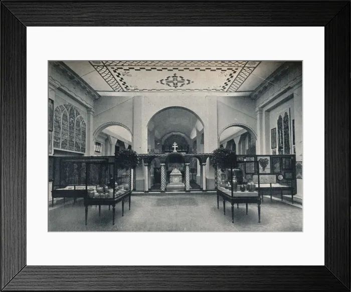 Framed Print : British Arts and Crafts Section, Ghent International Exhibition, 1913 Framed Print : British Arts and Crafts Section, Ghent International Exhibition, 1913