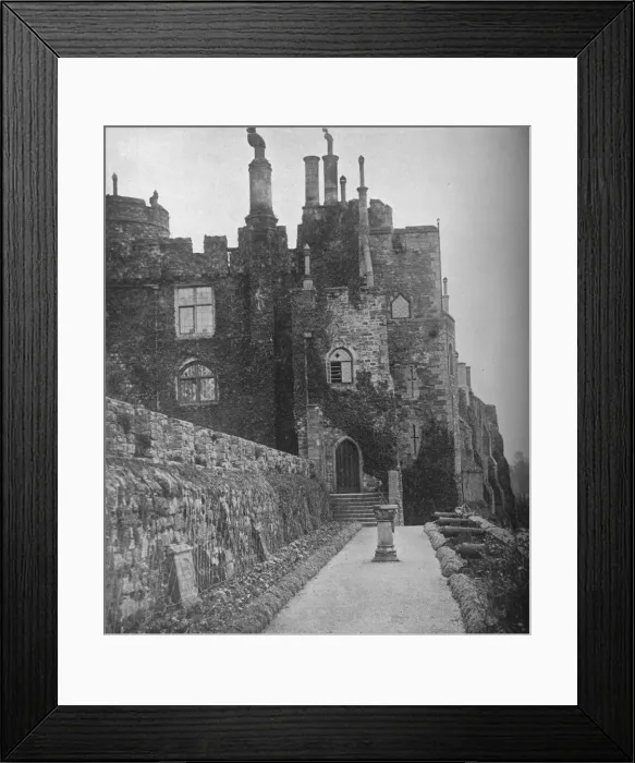 Framed Print : Berkeley Castle, the seat of the Rt. Hon. Lord Fitzhardinge, c1913 Framed Print : Berkeley Castle, the seat of the Rt. Hon. Lord Fitzhardinge, c1913