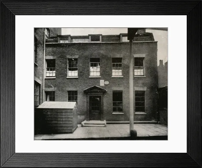 Framed Print : The Old Farm-House at Tottenham Court Road, c1913 Framed Print : The Old Farm-House at Tottenham Court Road, c1913