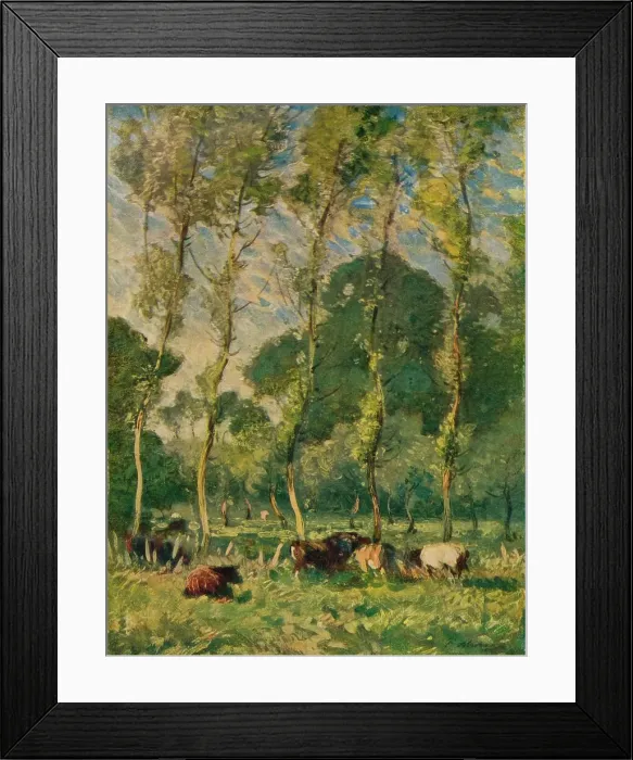 Framed Print : Pastures at La Madeleine, Near Montreuil, c19th century. Artist: Frank Mura Framed Print : Pastures at La Madeleine, Near Montreuil, c19th century. Artist: Frank Mura