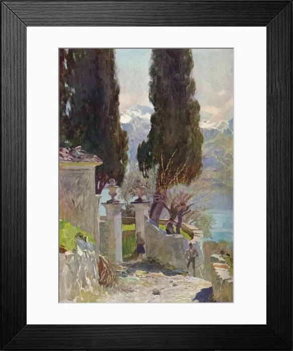 Framed Print : The Monastery Gateway, c19th century. Artist: Joseph Walter West Framed Print : The Monastery Gateway, c19th century. Artist: Joseph Walter West